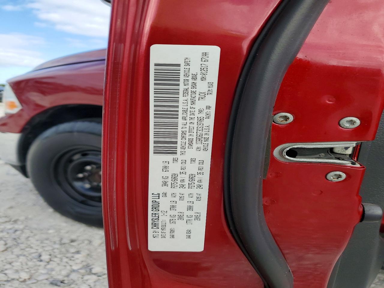 2012 DODGE RAM 1500
