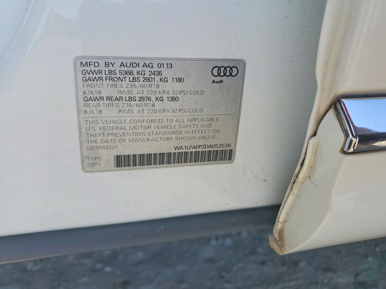 2013 AUDI Q5