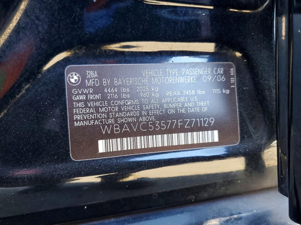 2007 BMW 3 SERIES