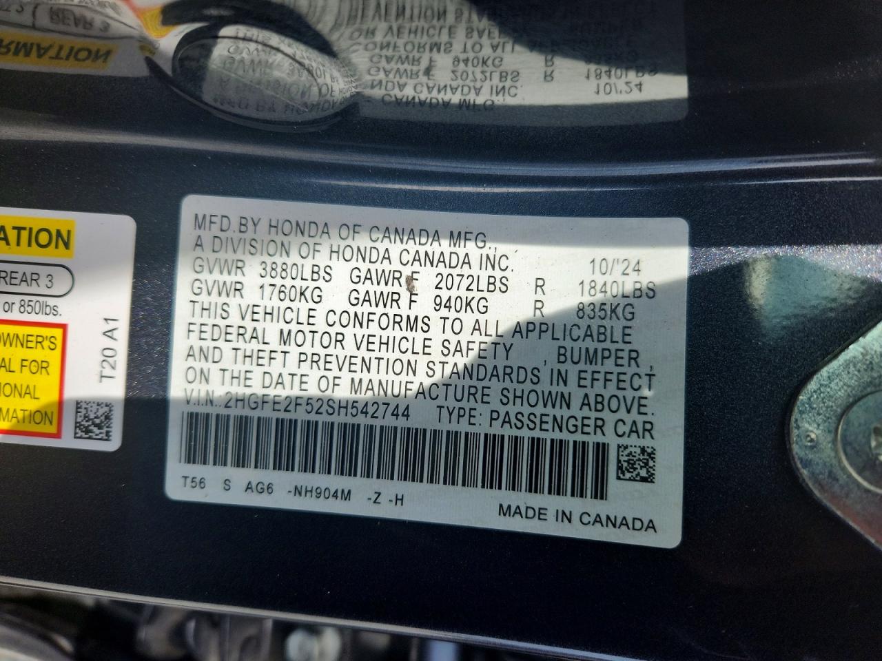 2025 HONDA CIVIC