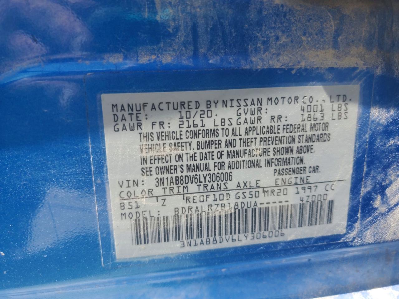 2020 NISSAN SENTRA