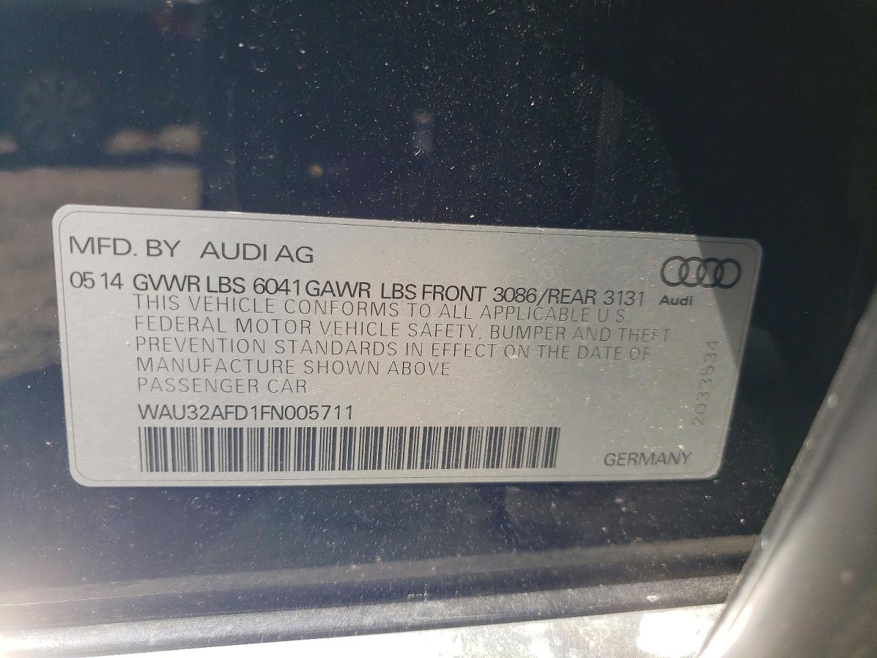 2015 AUDI A8
