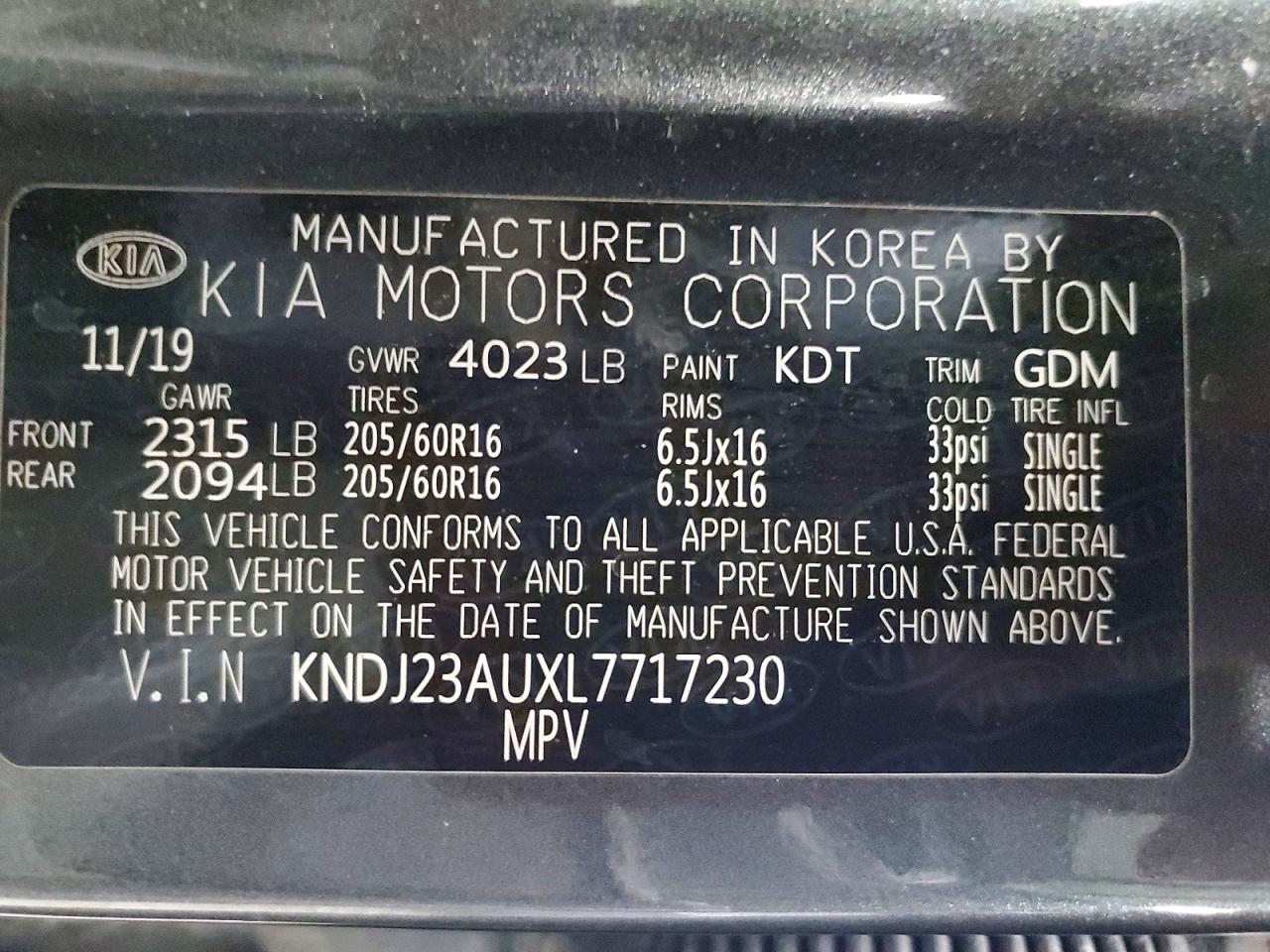 2020 KIA SOUL