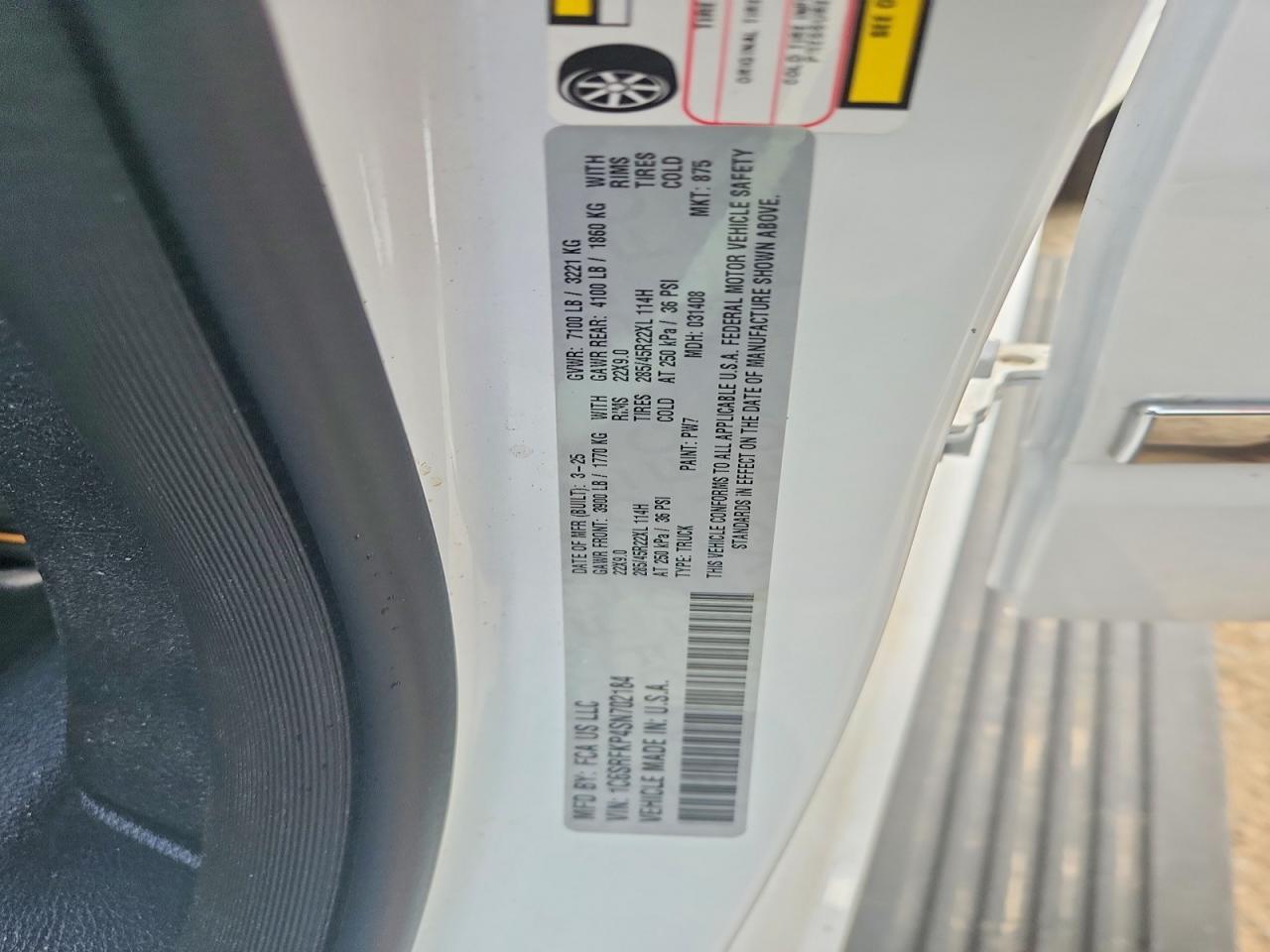 2025 RAM 1500