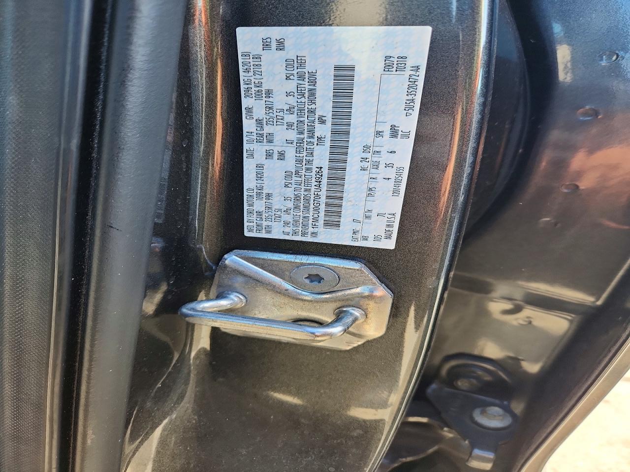 2015 FORD ESCAPE