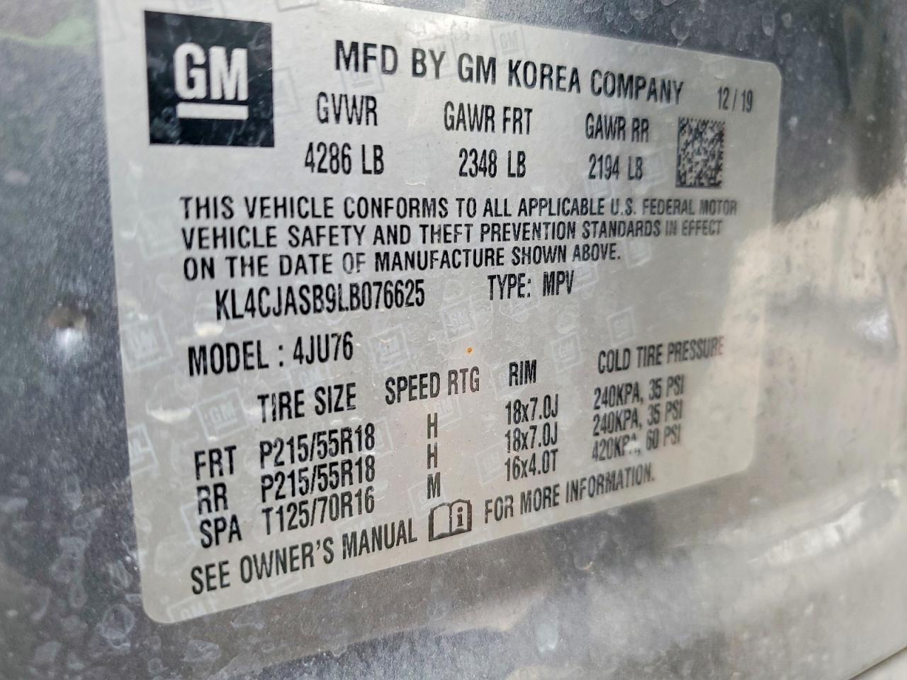 2020 BUICK ENCORE