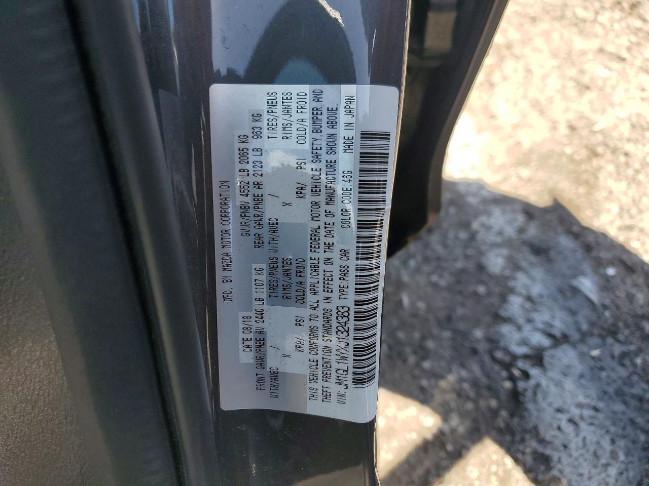2018 MAZDA 6