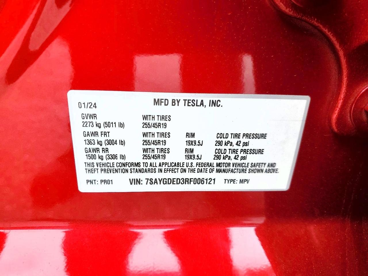 2024 TESLA MODEL Y