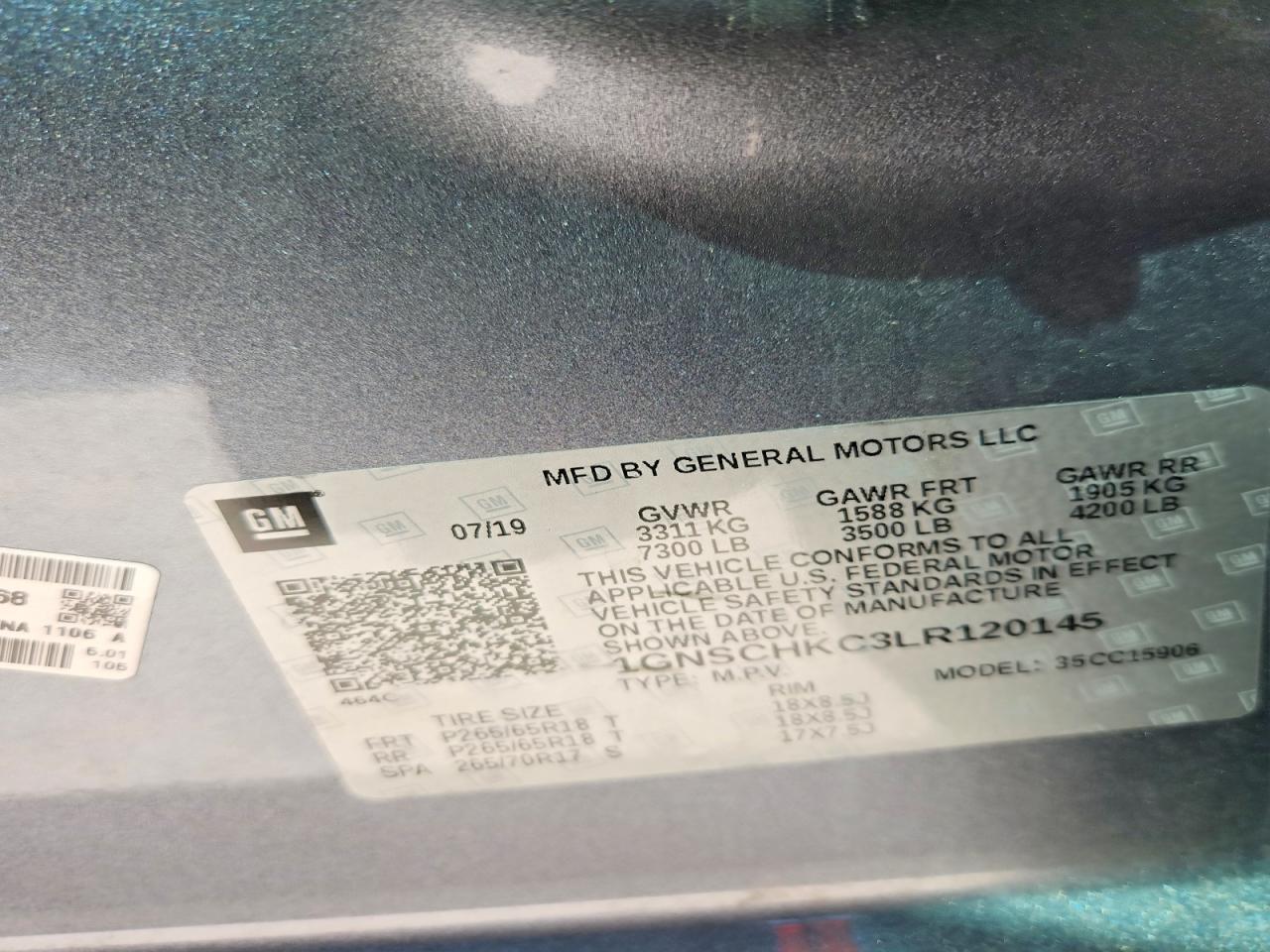 2020 CHEVROLET SUBURBAN