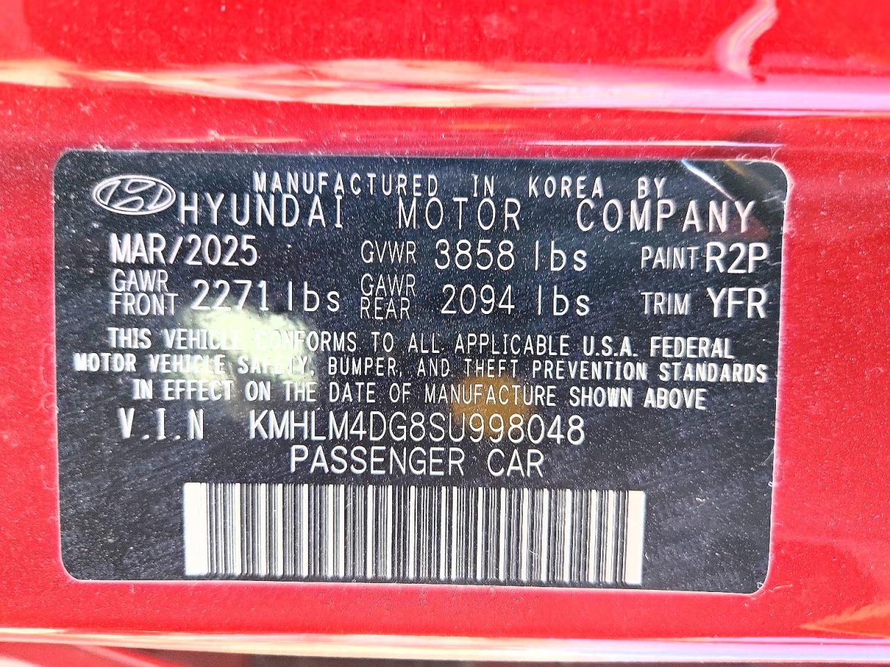 2025 HYUNDAI ELANTRA