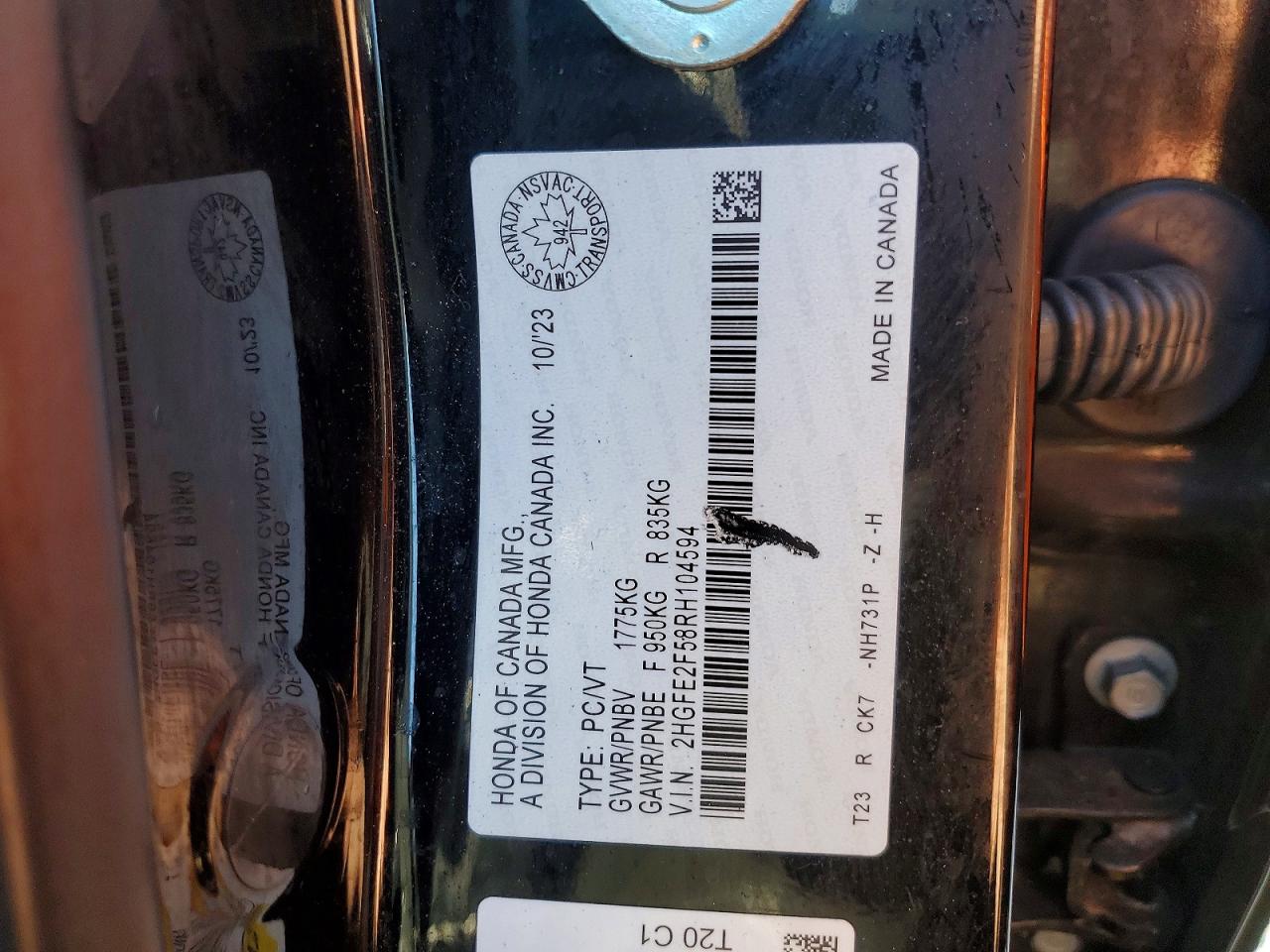 2024 HONDA CIVIC