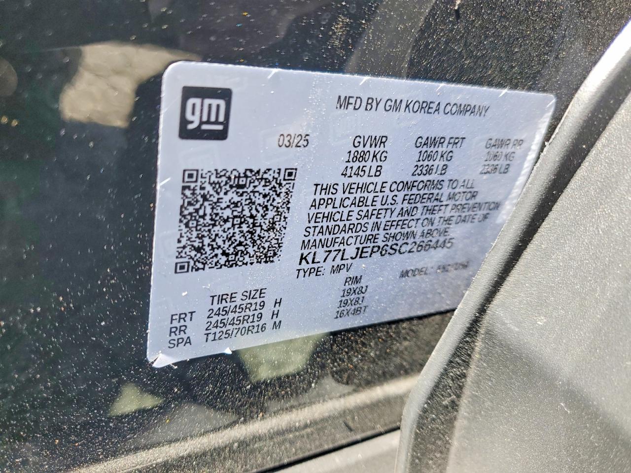 2025 CHEVROLET TRAX