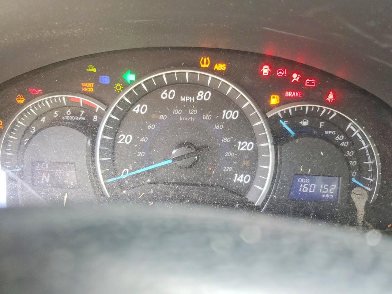 2012 TOYOTA CAMRY
