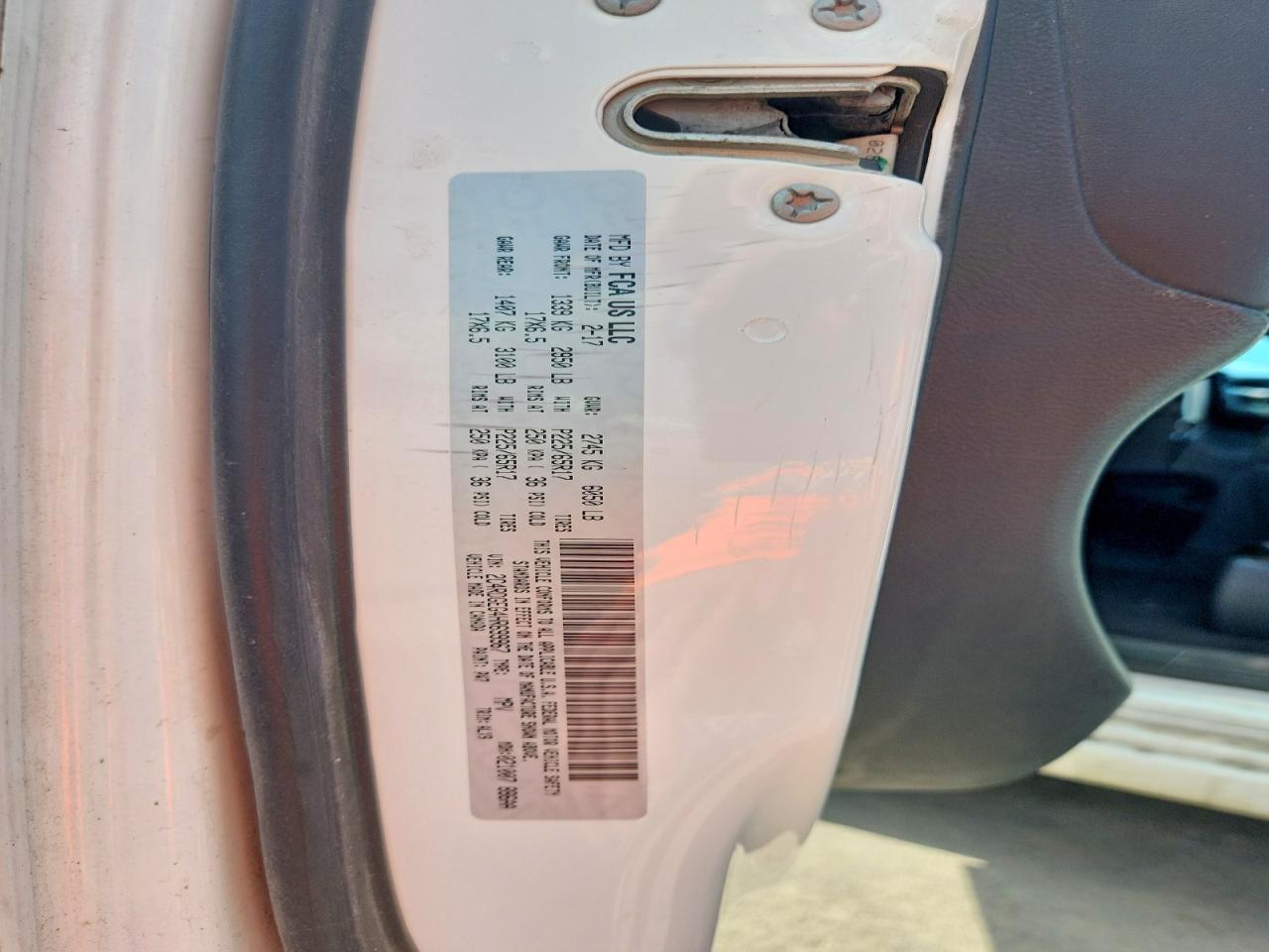 2017 DODGE CARAVAN