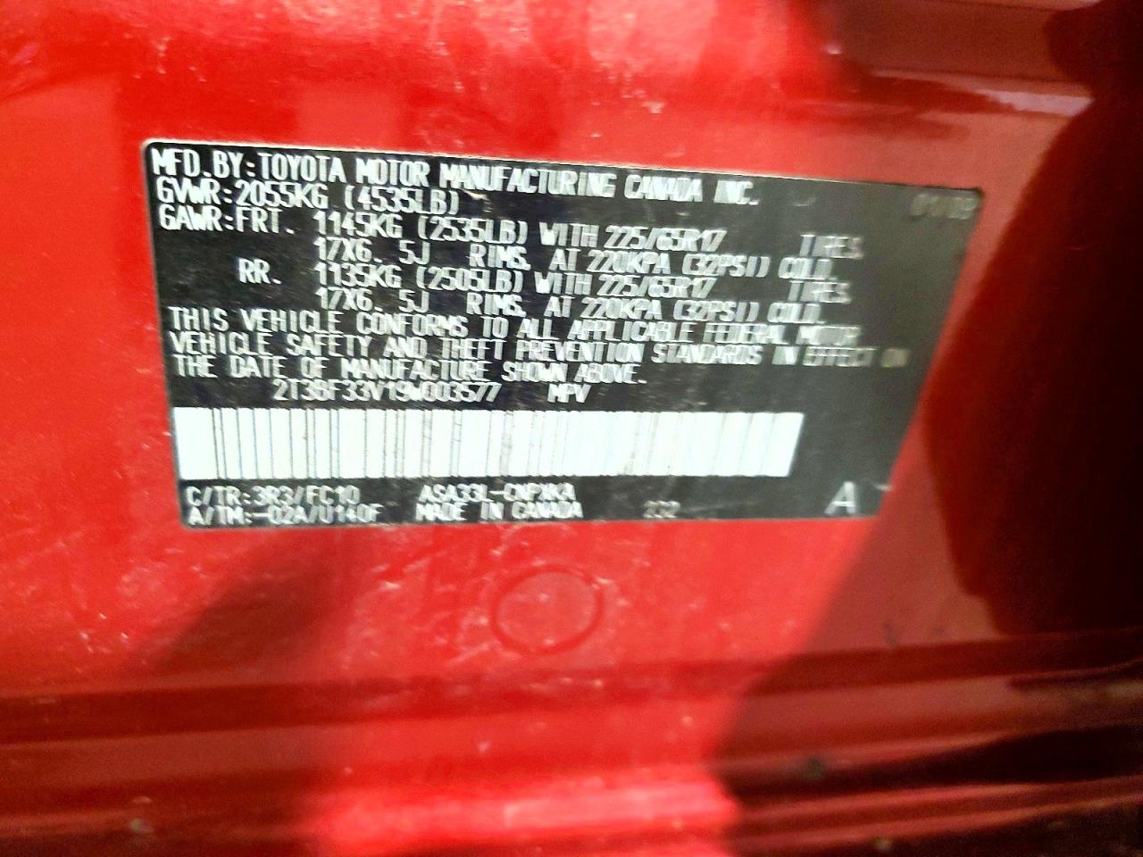 2009 TOYOTA RAV4