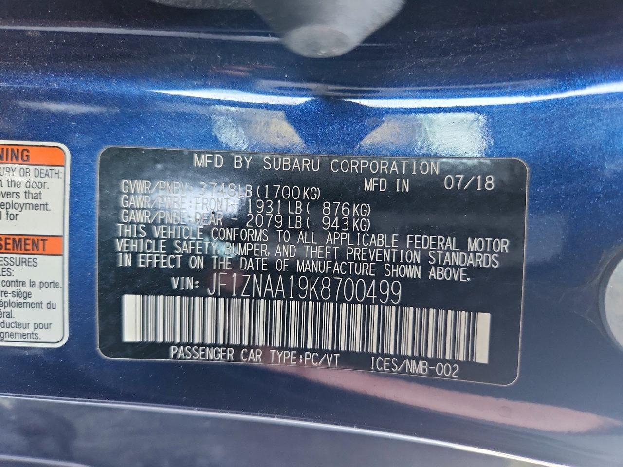 2019 TOYOTA 86
