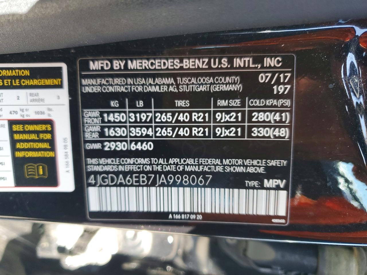 2018 MERCEDES-BENZ GLE-CLASS