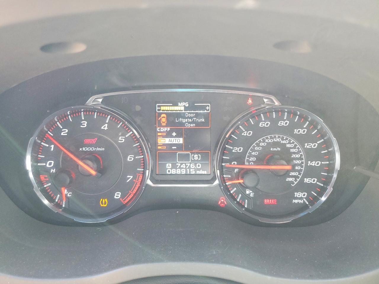 2019 SUBARU WRX