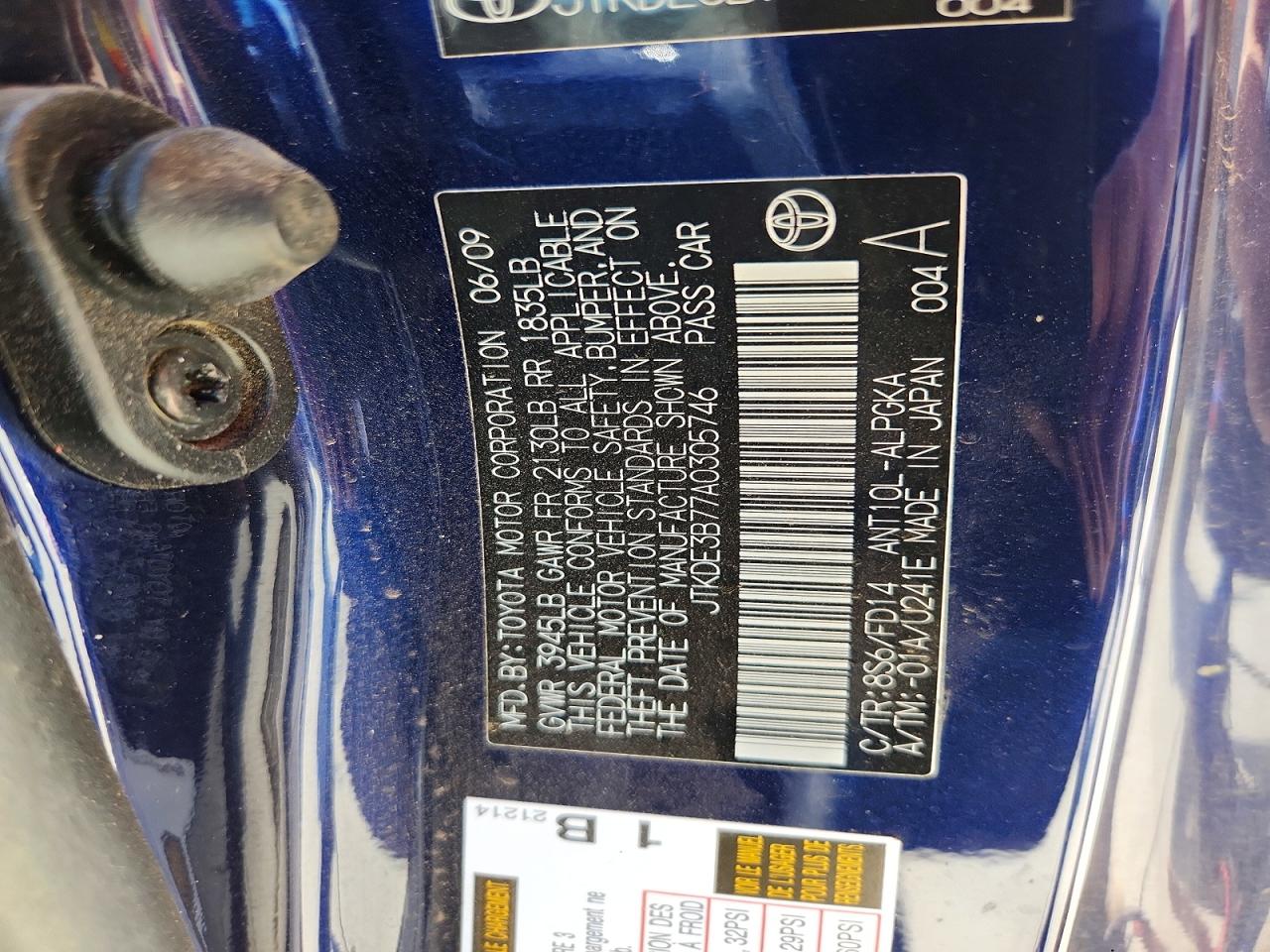 2010 SCION TC