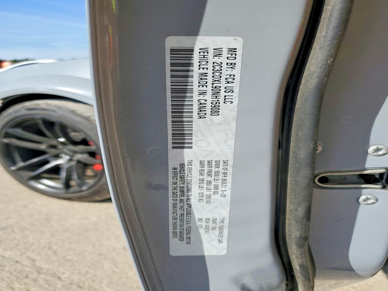2022 DODGE CHARGER