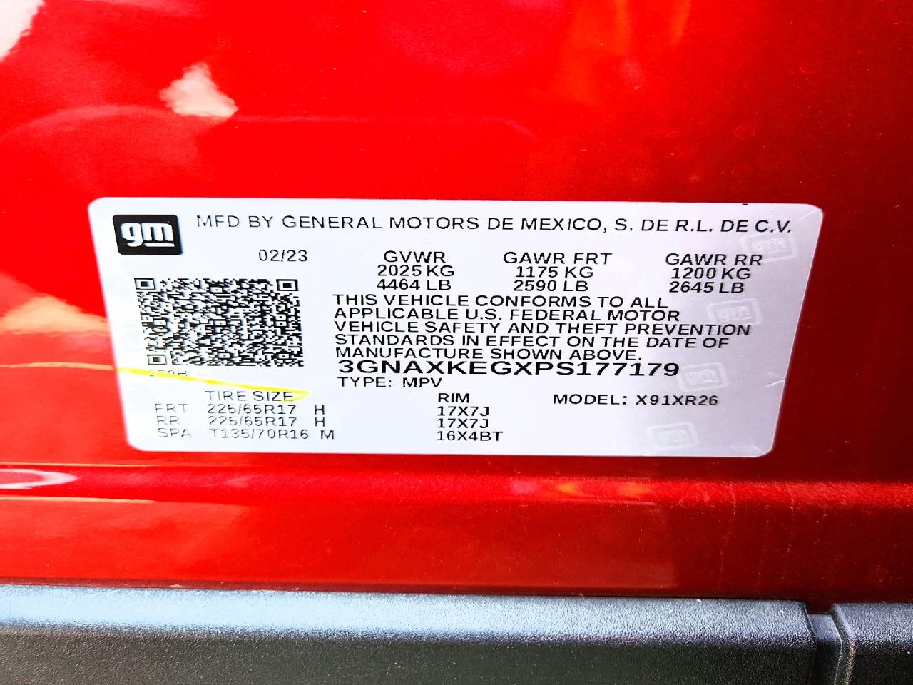 2023 CHEVROLET EQUINOX
