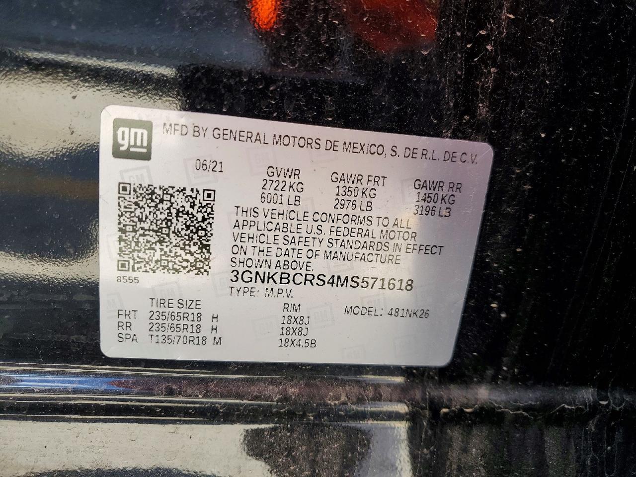 2021 CHEVROLET BLAZER