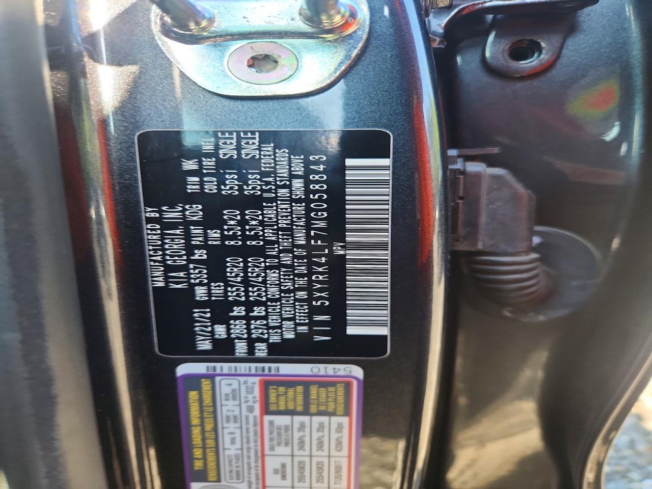 2021 KIA SORENTO