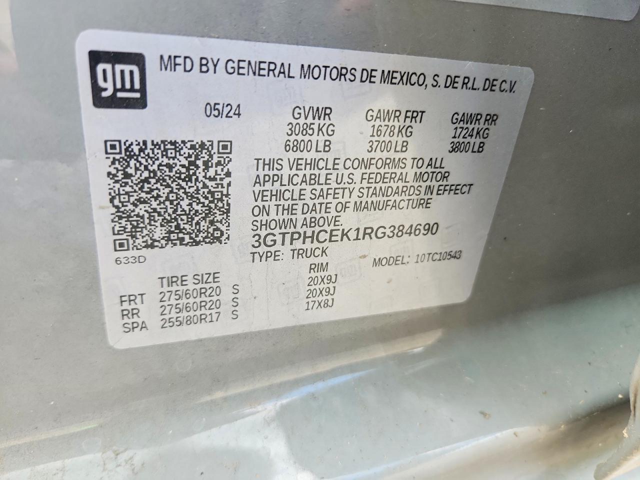 2024 GMC SIERRA