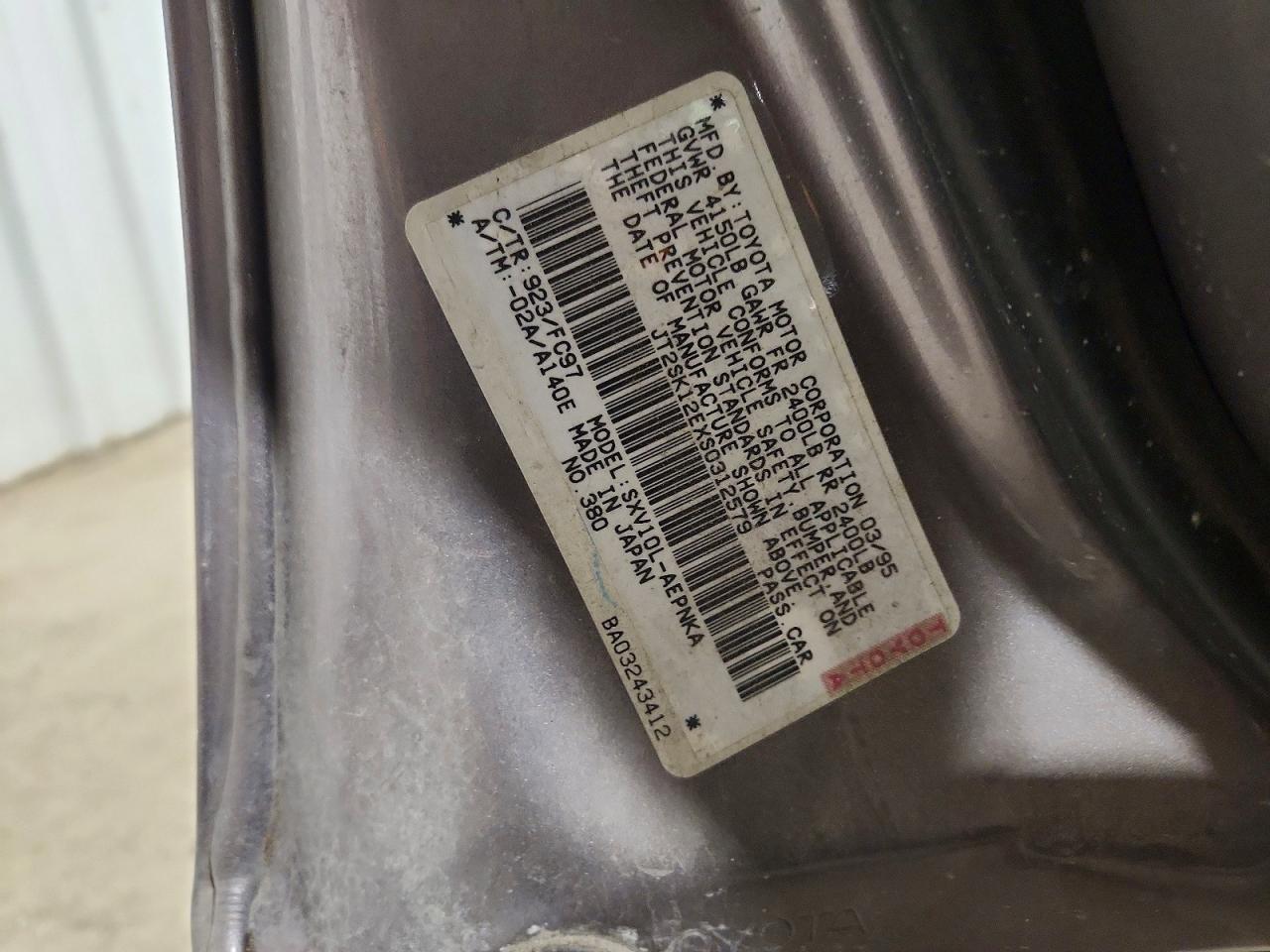 1995 TOYOTA CAMRY
