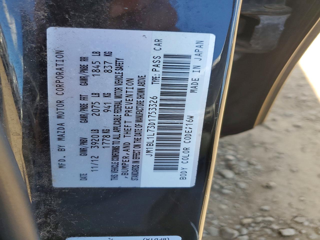 2013 MAZDA 3