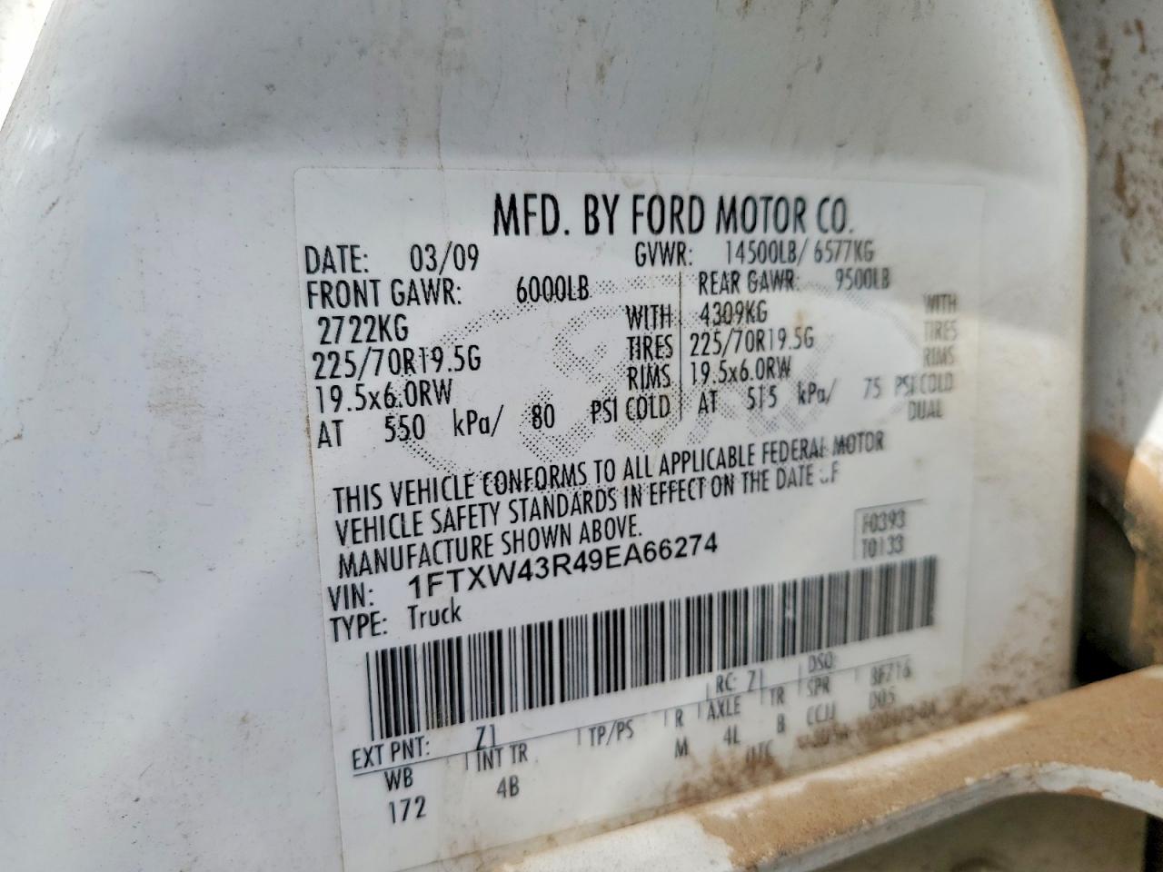 2009 FORD F450