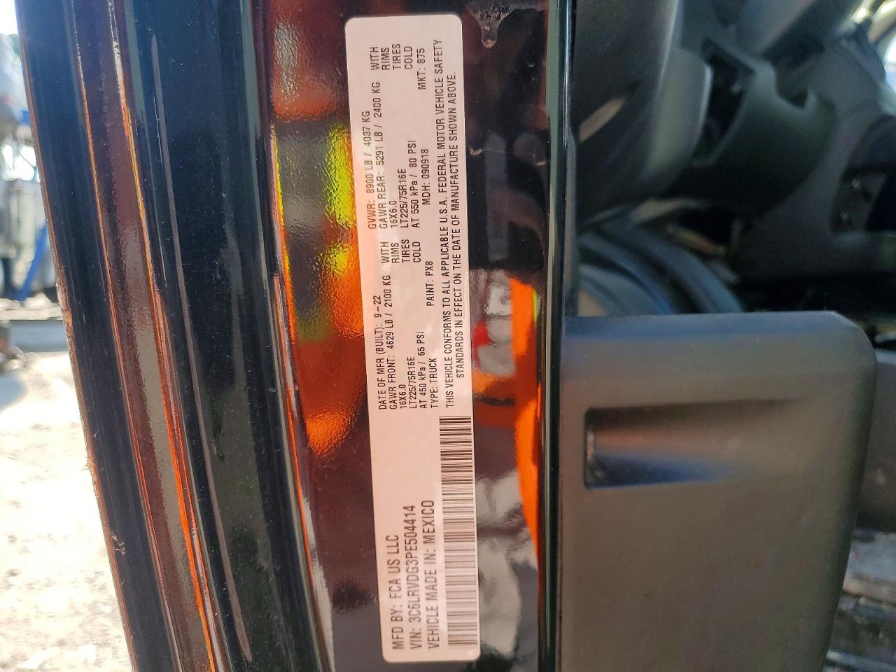 2023 RAM PROMASTER