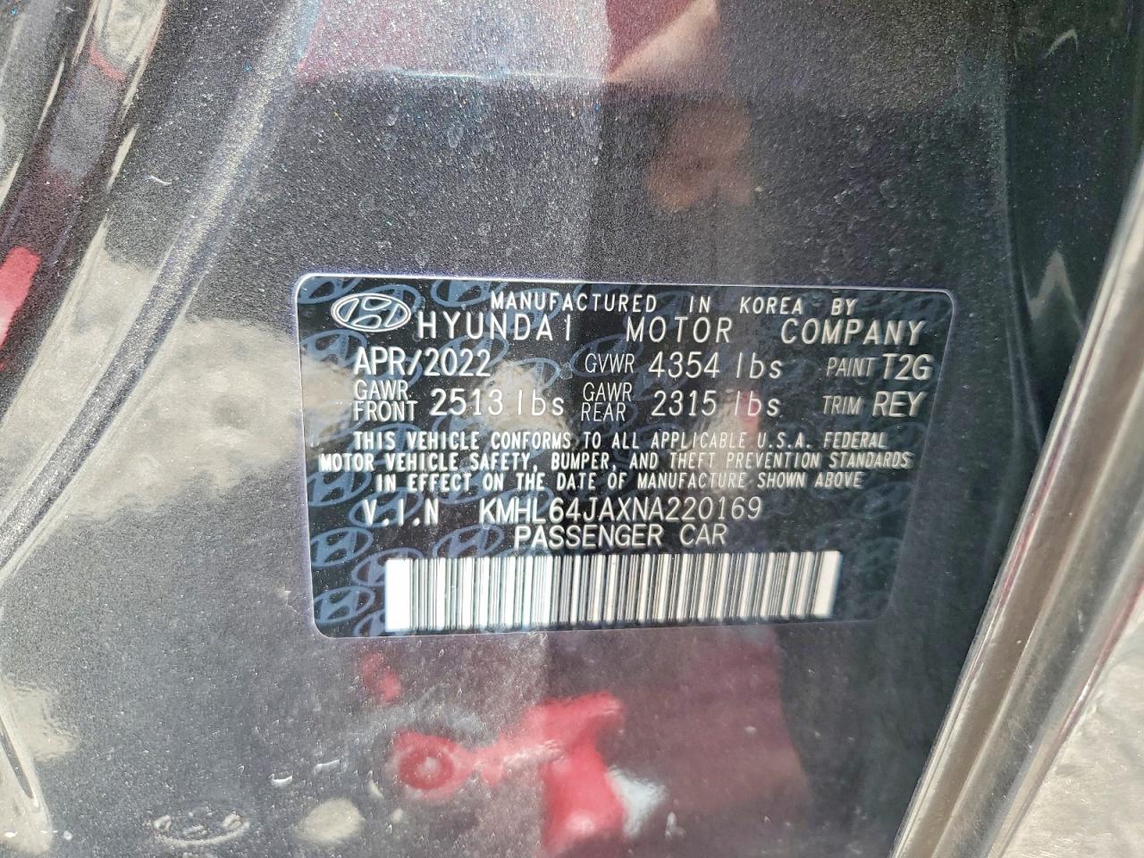 2022 HYUNDAI SONATA