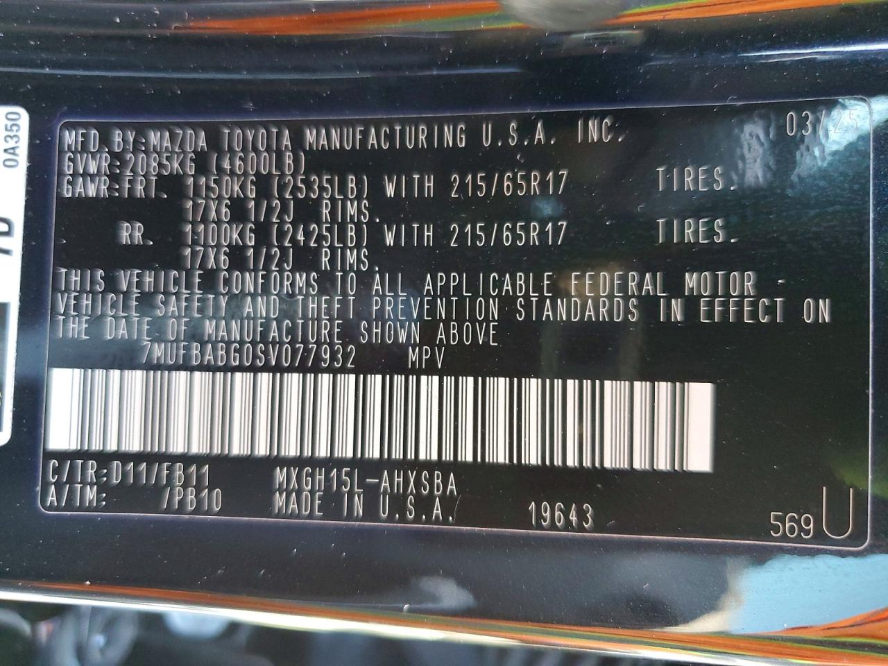 2025 TOYOTA COROLLA