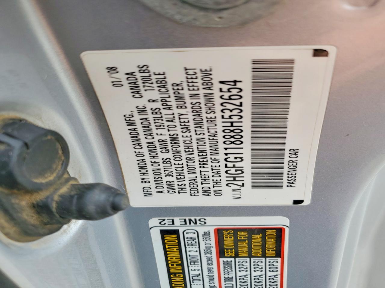 2008 HONDA CIVIC