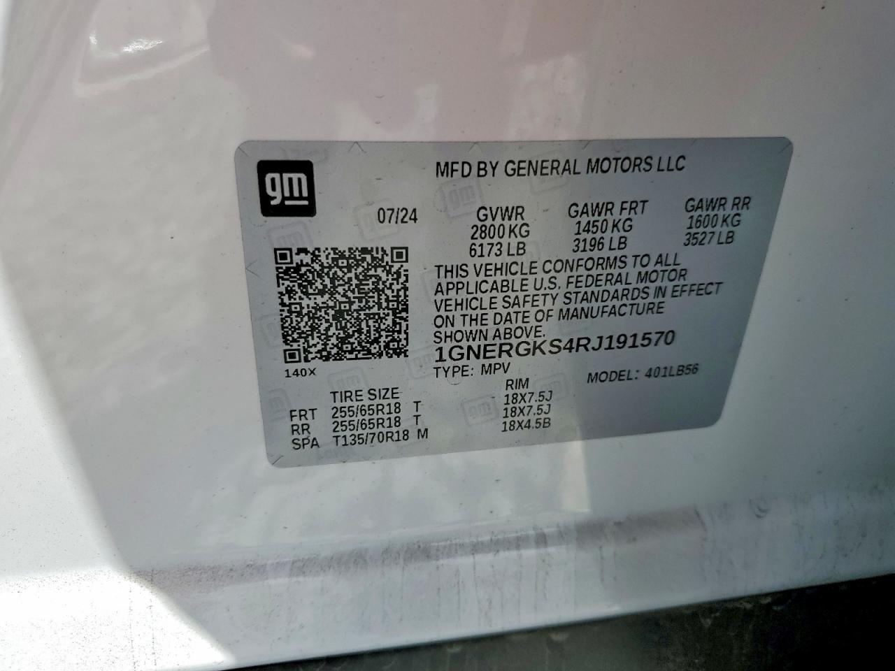 2024 CHEVROLET TRAVERSE