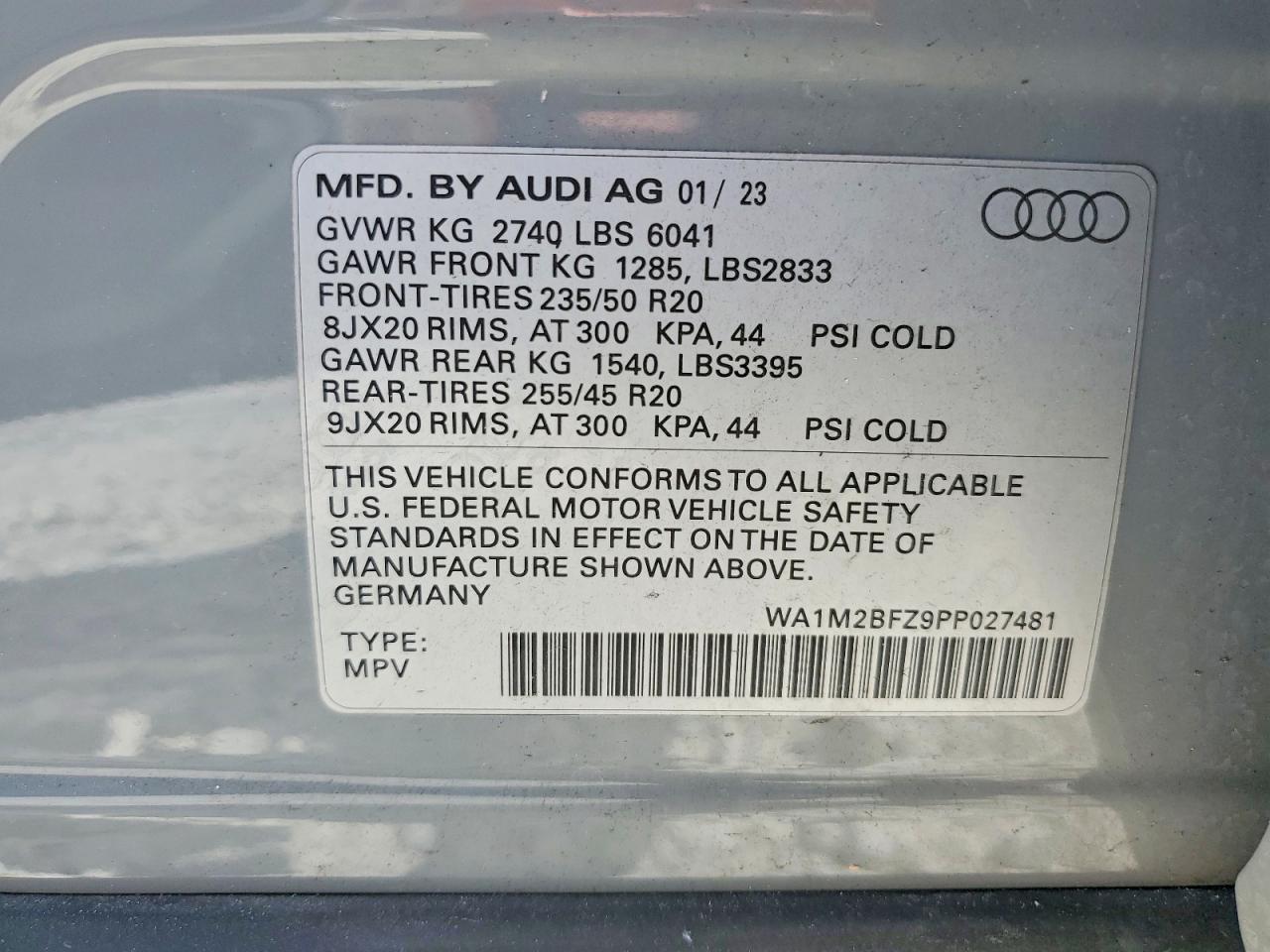 2023 AUDI ALL OTHER