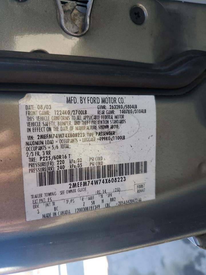 2004 MERCURY GRMARQUIS