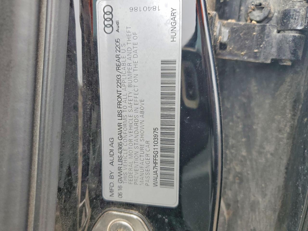 2016 AUDI A3