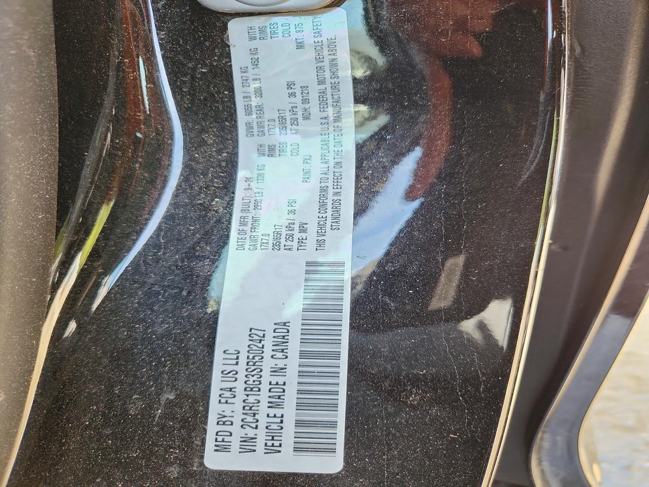 2025 CHRYSLER PACIFICA