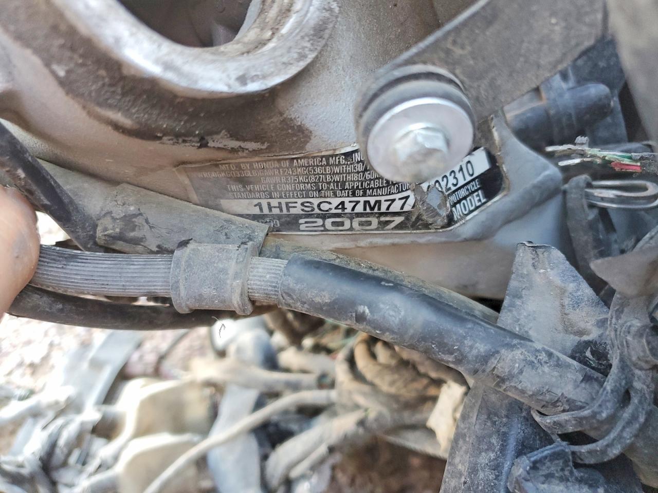 2007 HONDA GL CYCLE