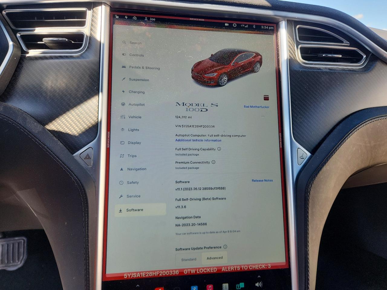 2017 TESLA MODEL S