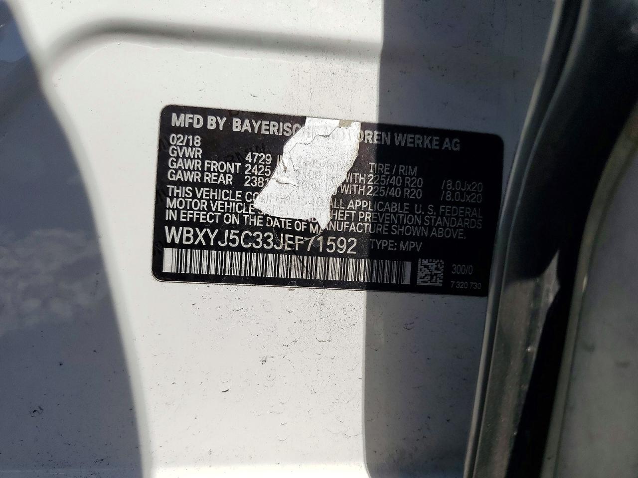 2018 BMW X2