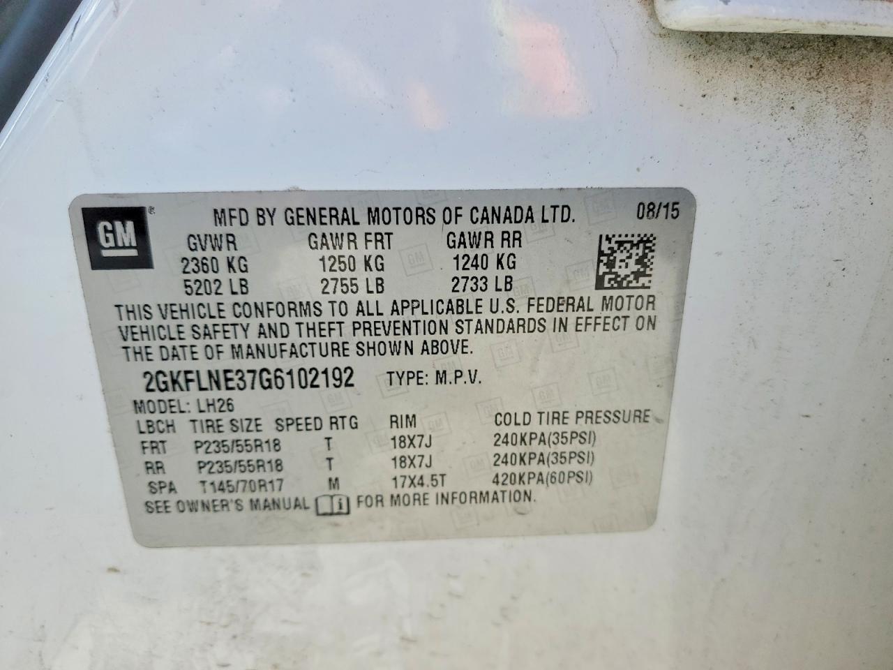 2016 GMC TERRAIN
