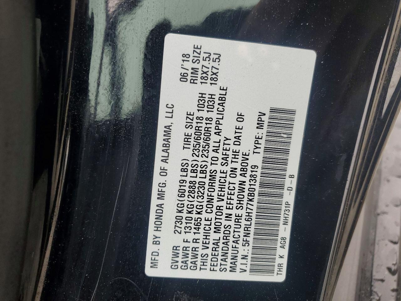 2019 HONDA All Models