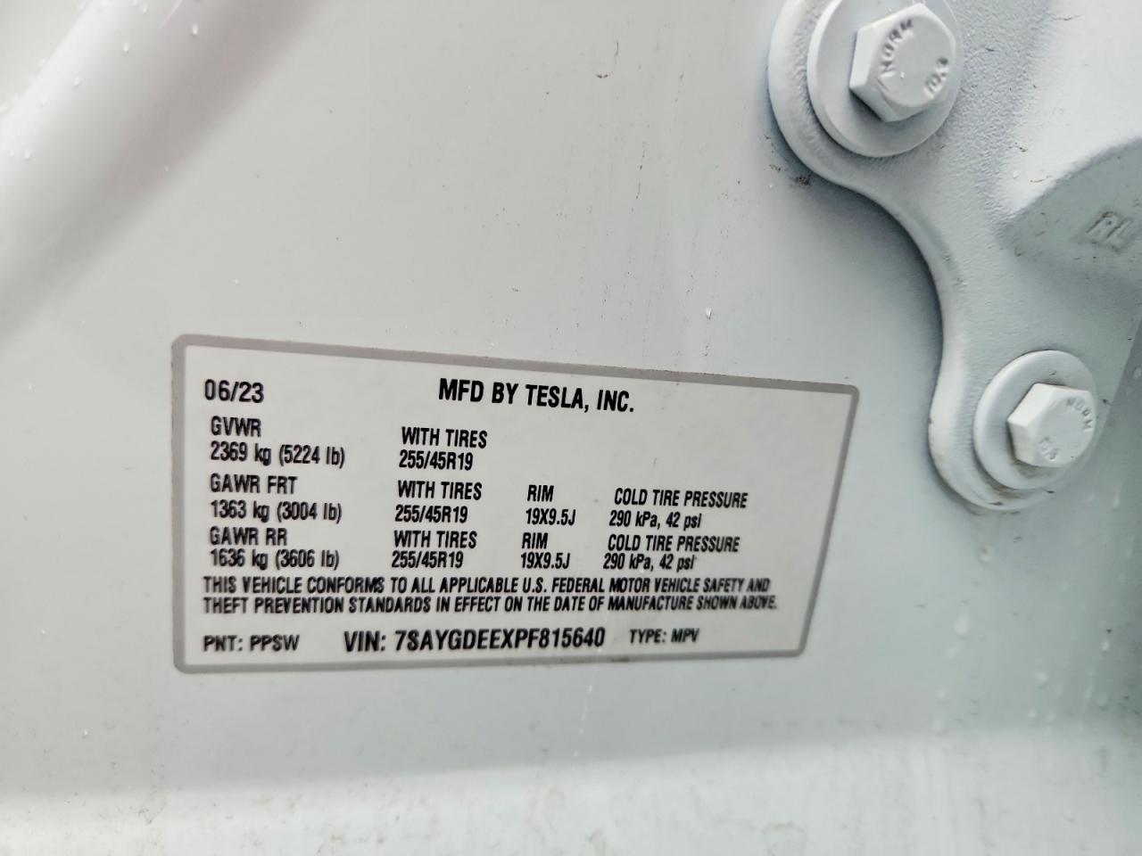 2023 TESLA MODEL Y