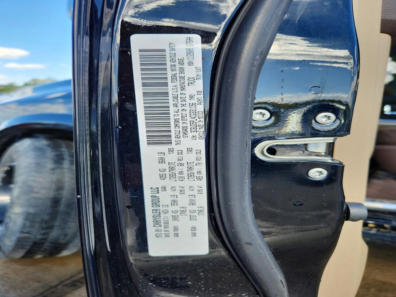 2012 DODGE RAM 2500