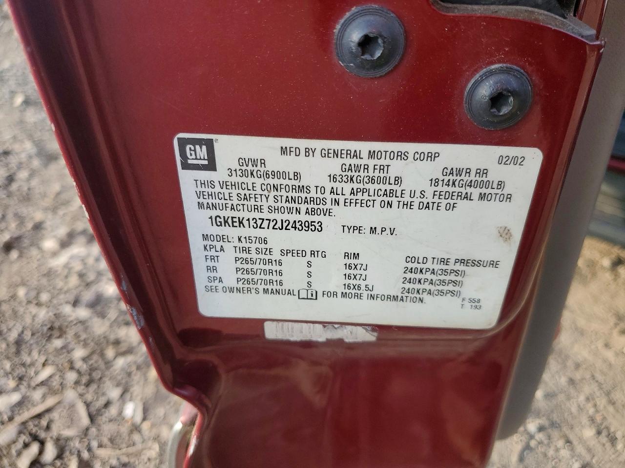 2002 GMC YUKON