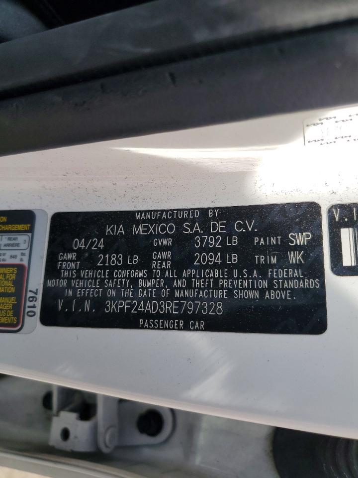 2024 KIA FORTE