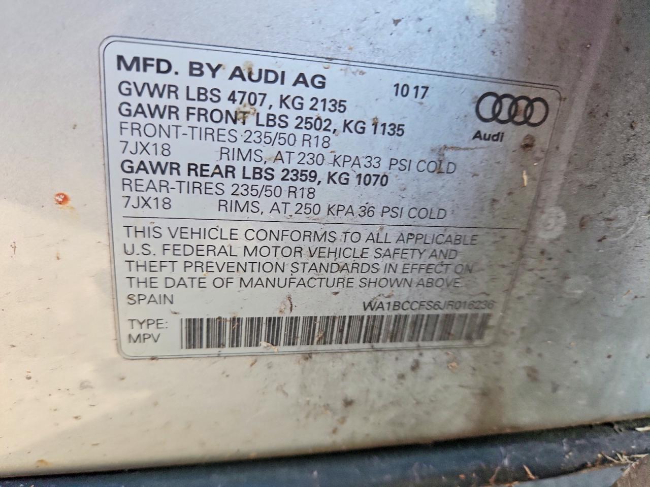2018 AUDI Q3